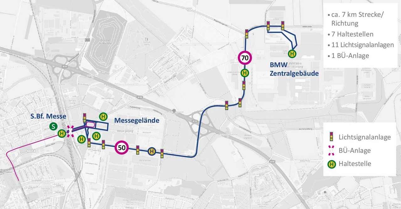ABSOLUT – Infrastruktur und Linienführung